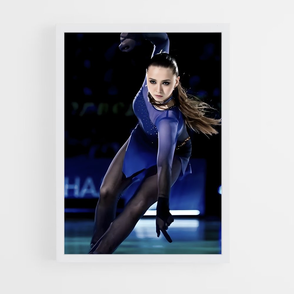 Poster Kamila valieva patinatrice – affiche Patinage artistique (vue 3)